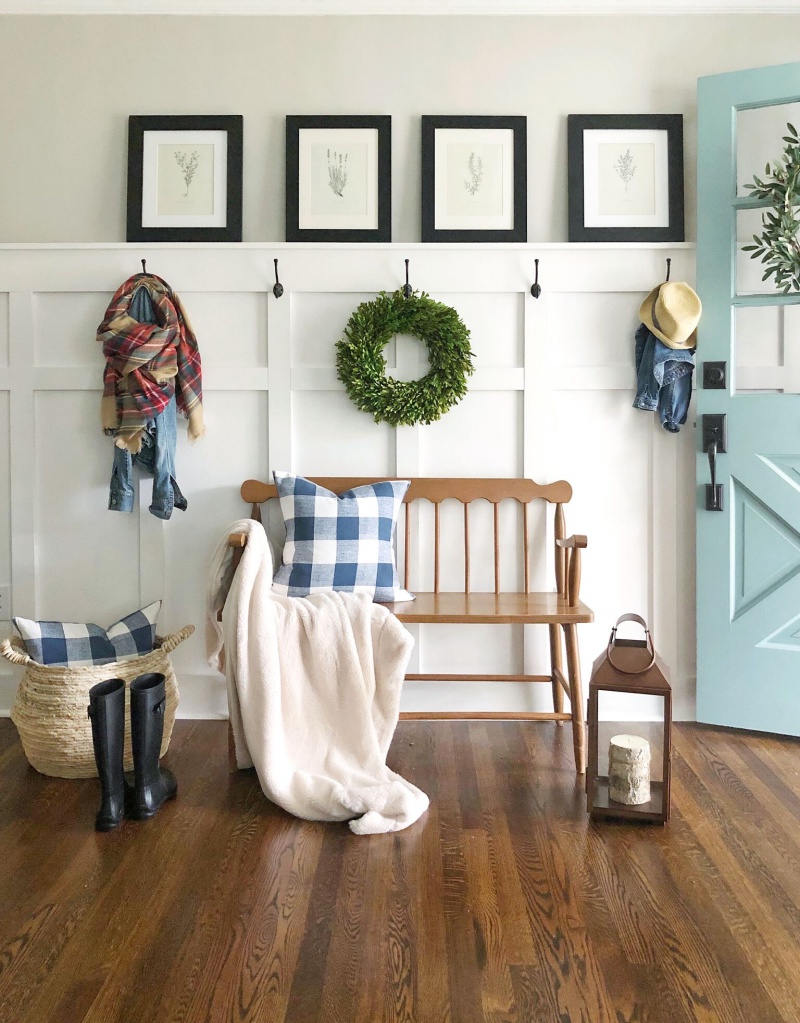 Entryway Beadboard Wall: character and charm – Emily's Project List