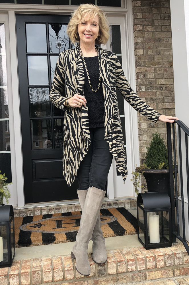 Fashion over 50: Boots and Cardigans - Southern Hospitality