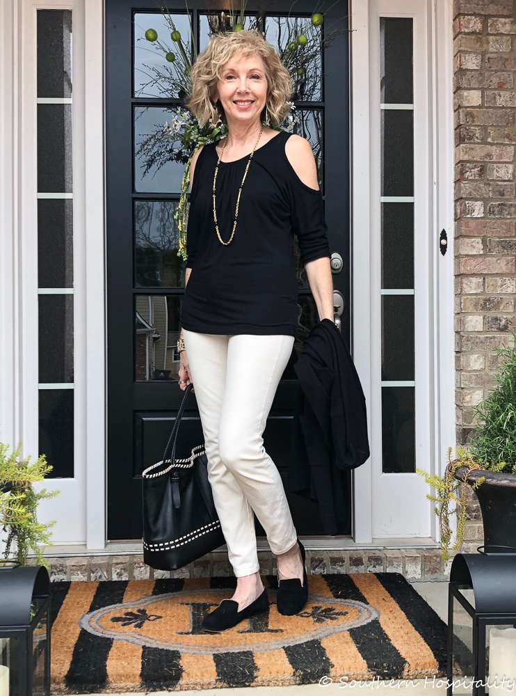 Fashion over 50: Date Night Black and White - Southern Hospitality