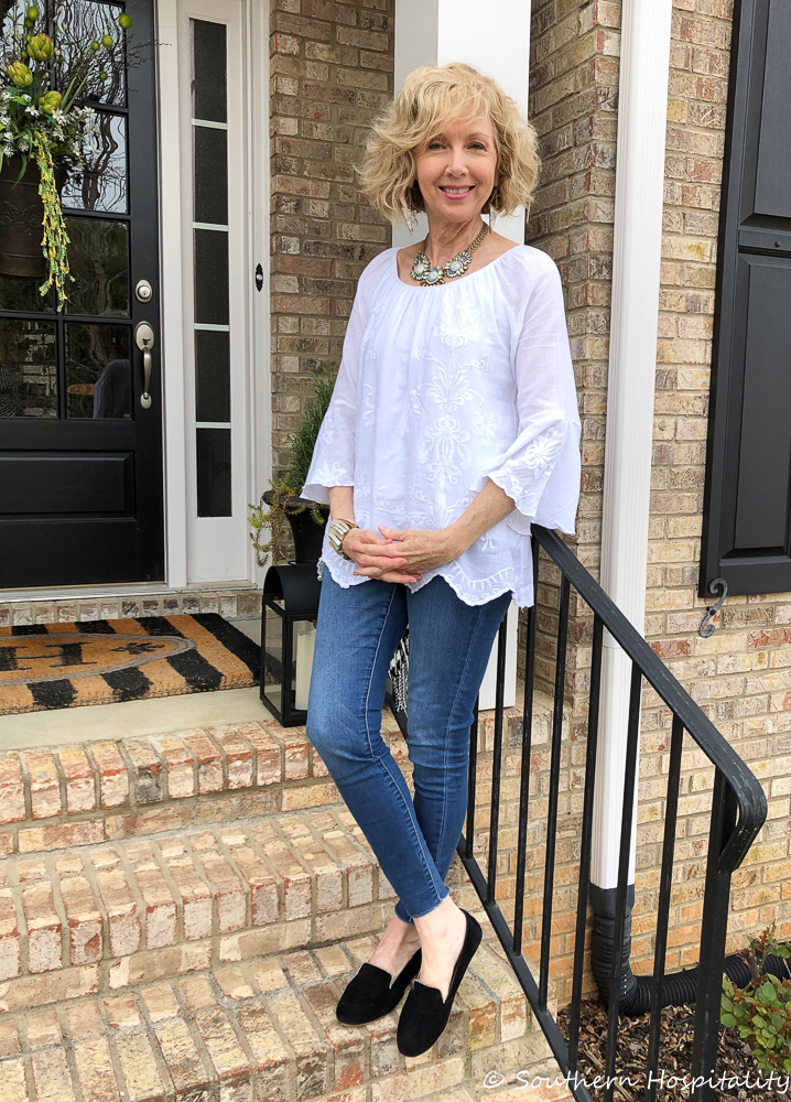 Fashion over 50 Date Night Casual Jeans Southern Hospitality