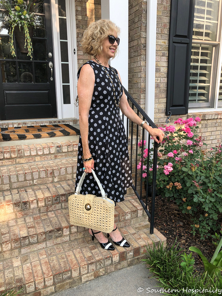 Imagination violation connect Fashion over 50: Black & White Calvin Klein Dress - Southern Hospitality