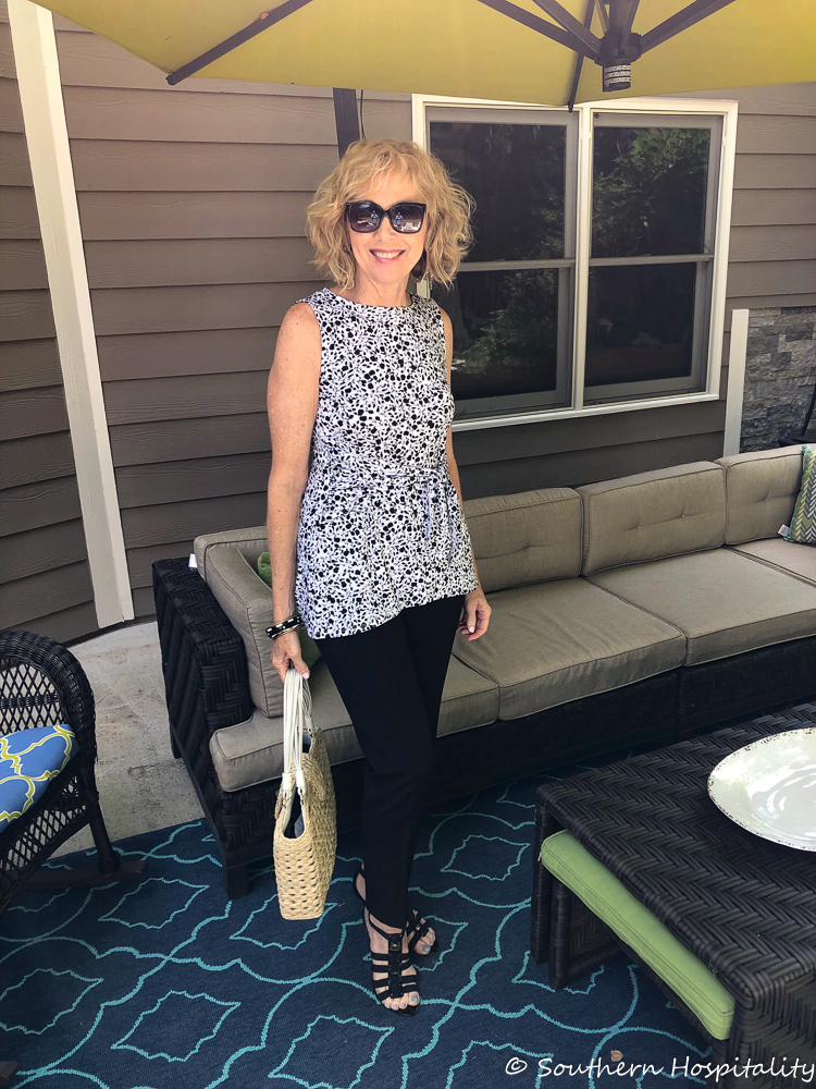 Fashion over 50: Black and White on Repeat - Southern Hospitality