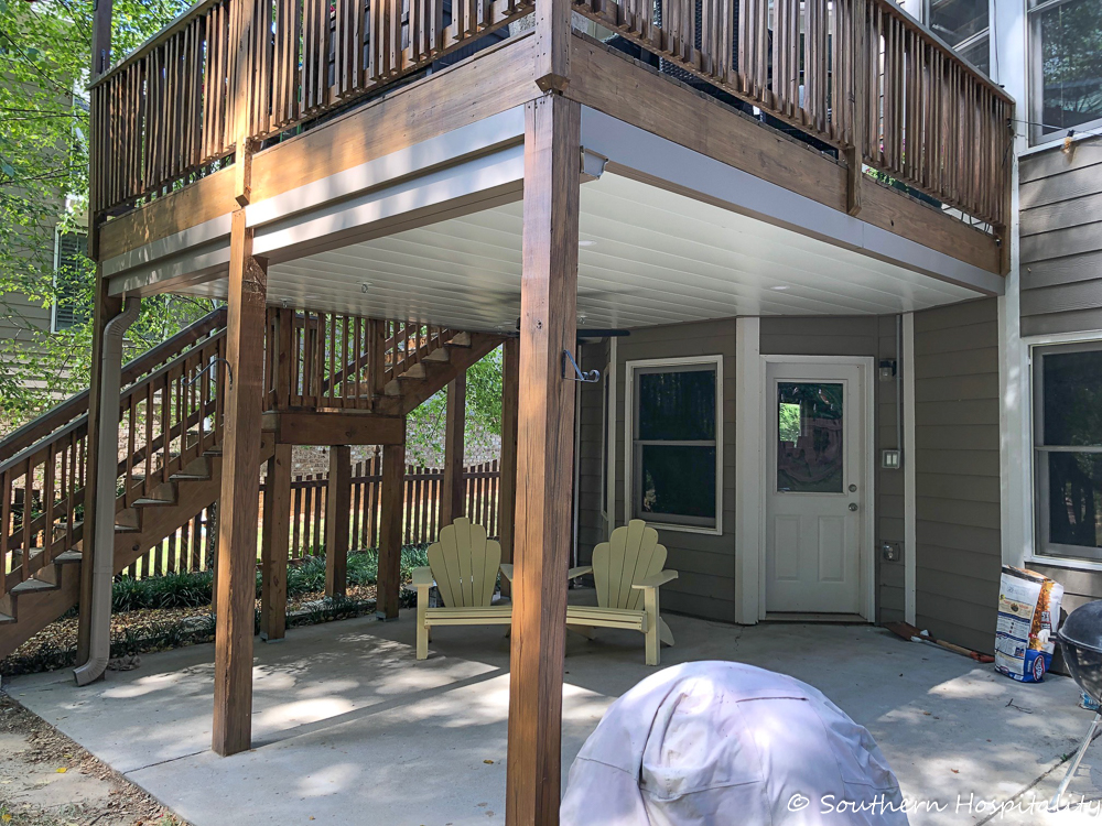 Under Deck Ceiling System Install - Southern Hospitality