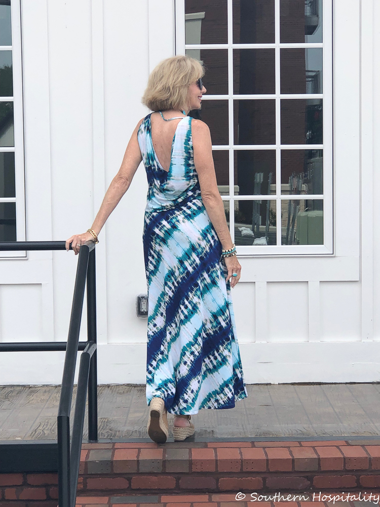 Being With You Light Blue Tie-Dye Maxi Dress