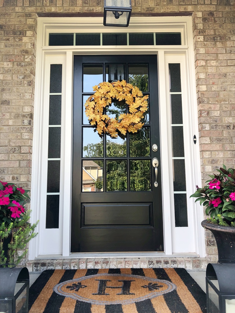 How to Paint a Door - at home with Ashley