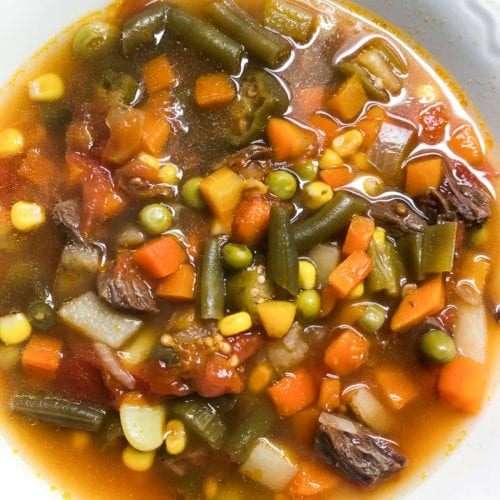 Easy Homemade Vegetable Soup