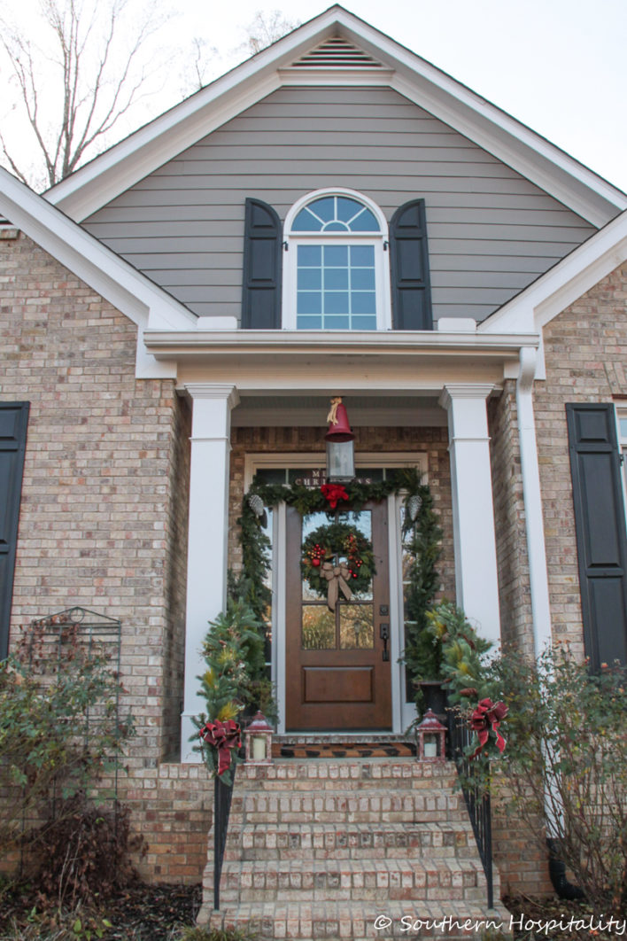 christmas front porch decor