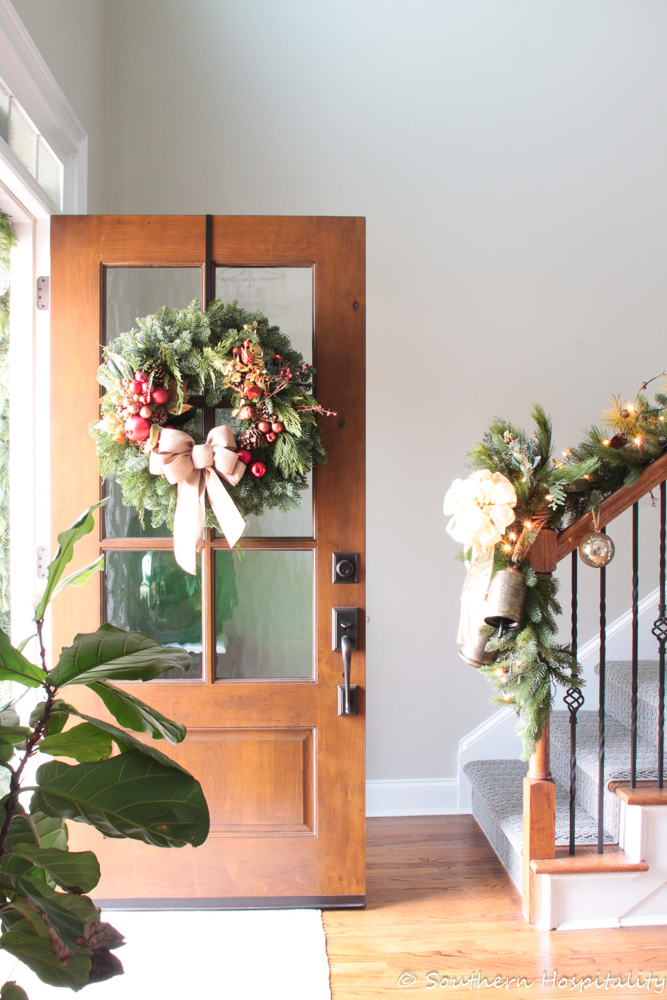 Christmas front door