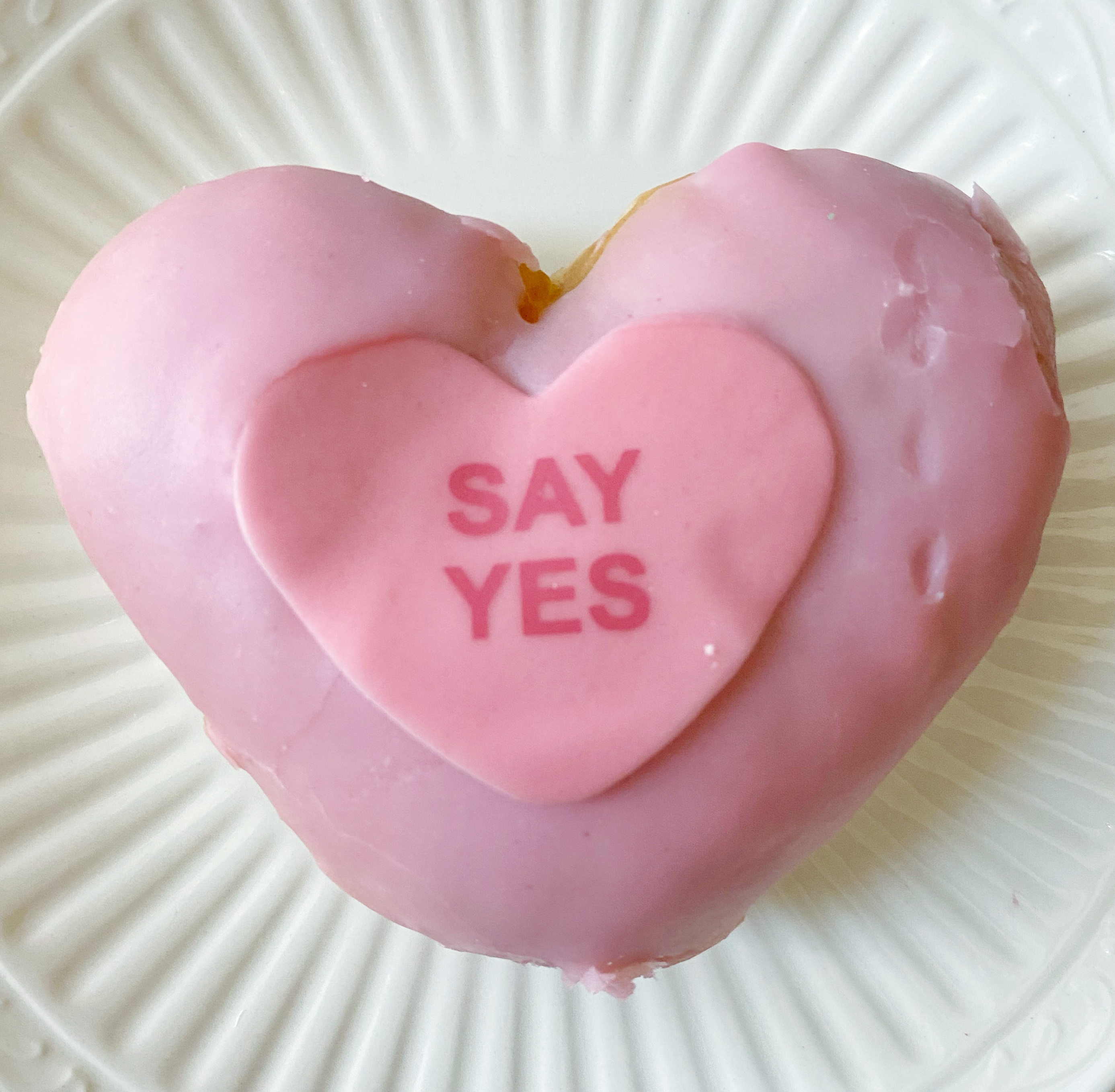 Say Yes Pink Donut