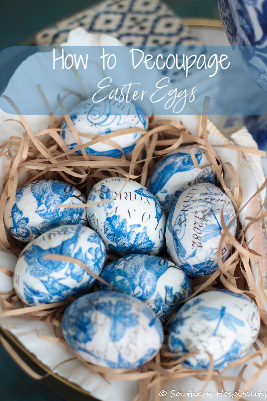 How To Make Mod Podge Easter Eggs