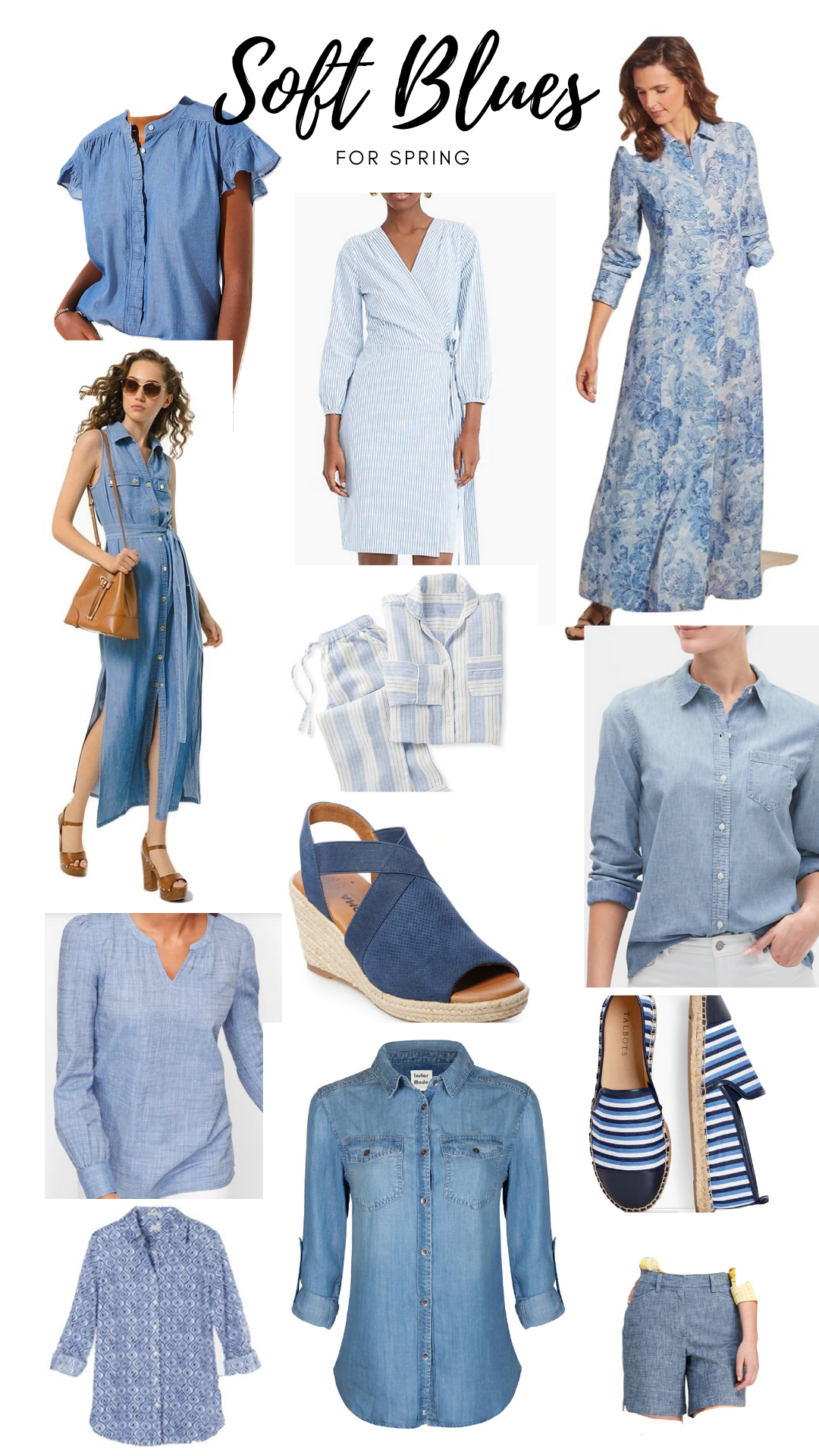 soft blues for spring fashion over 50