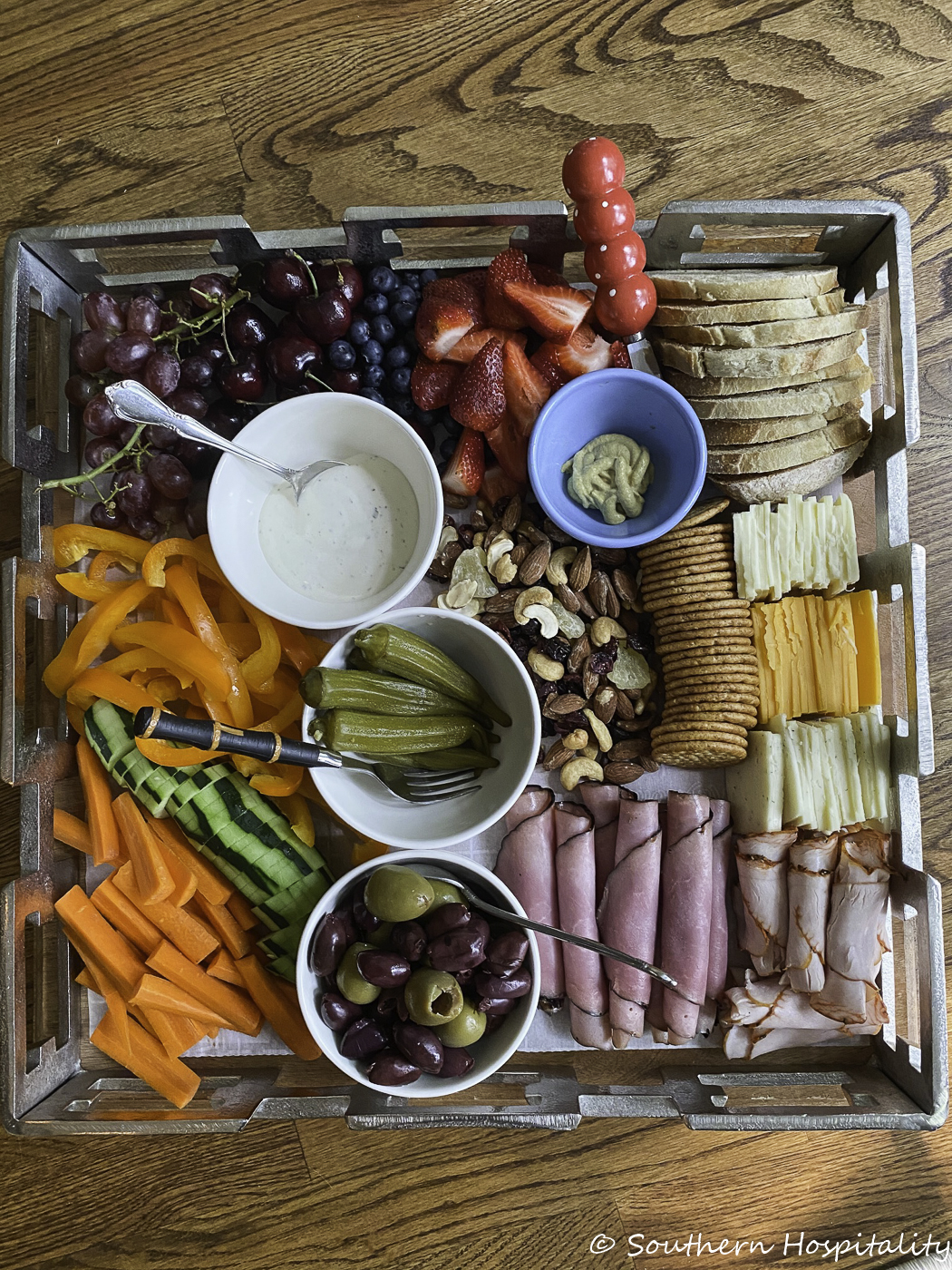 Parchment Paper Charcuterie Board