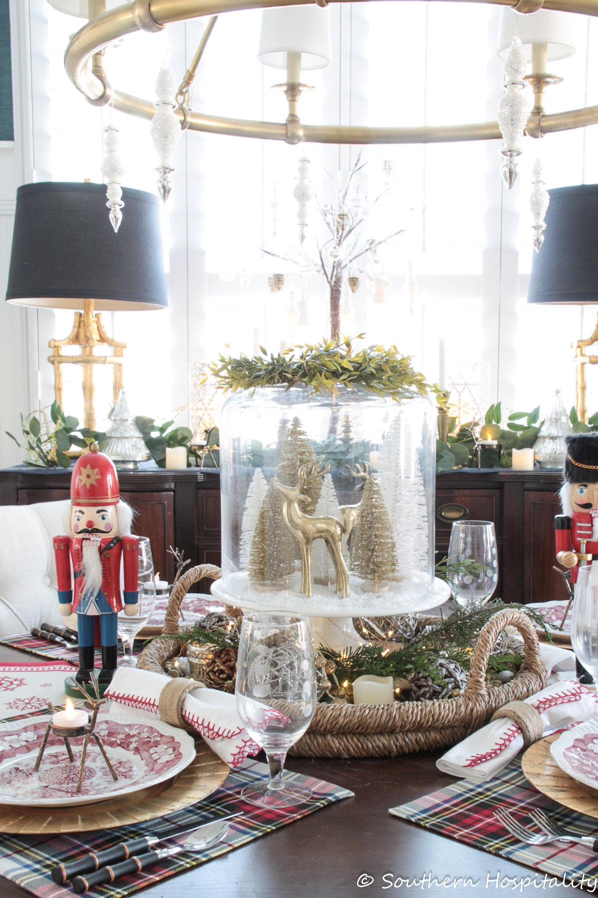 Large Plaid Ornament Balls - Pender & Peony - A Southern Blog