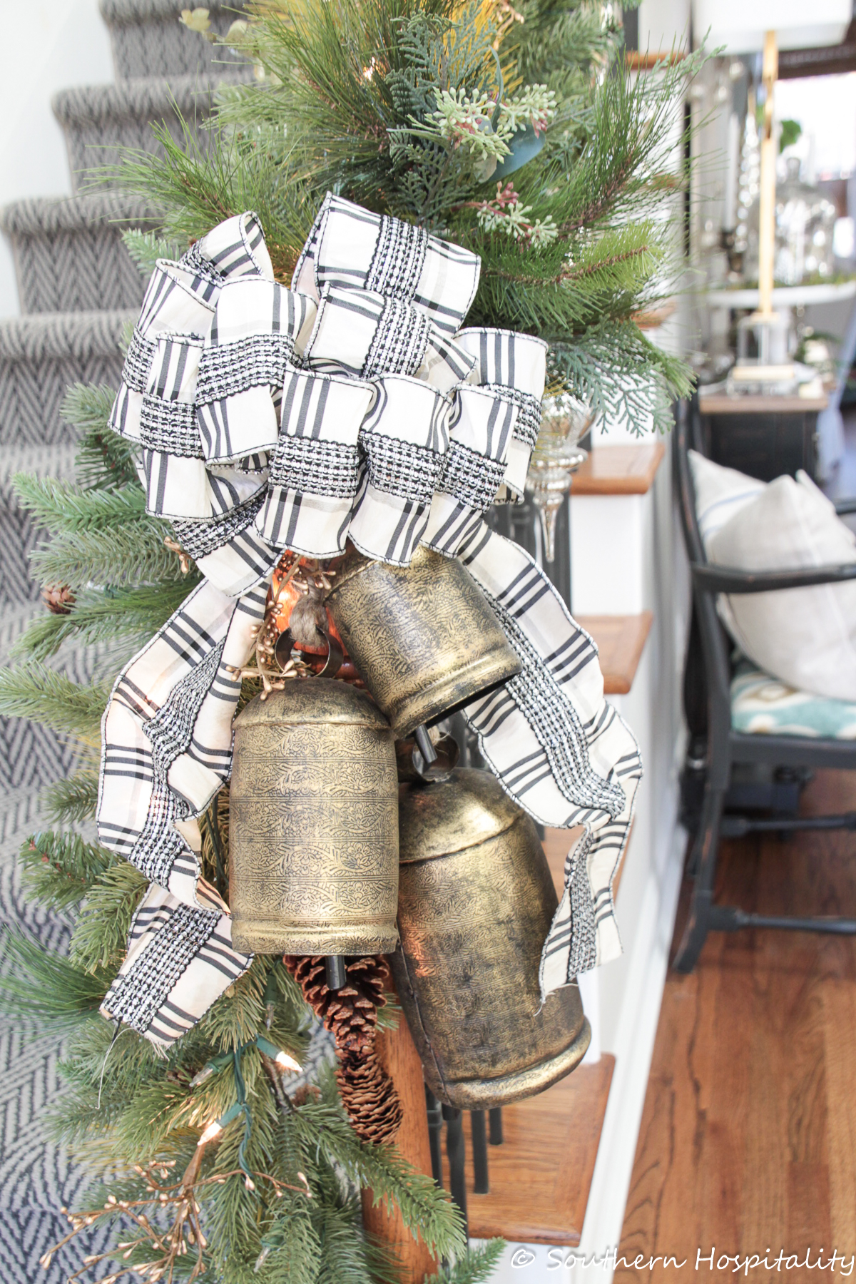 Large Plaid Ornament Balls - Pender & Peony - A Southern Blog