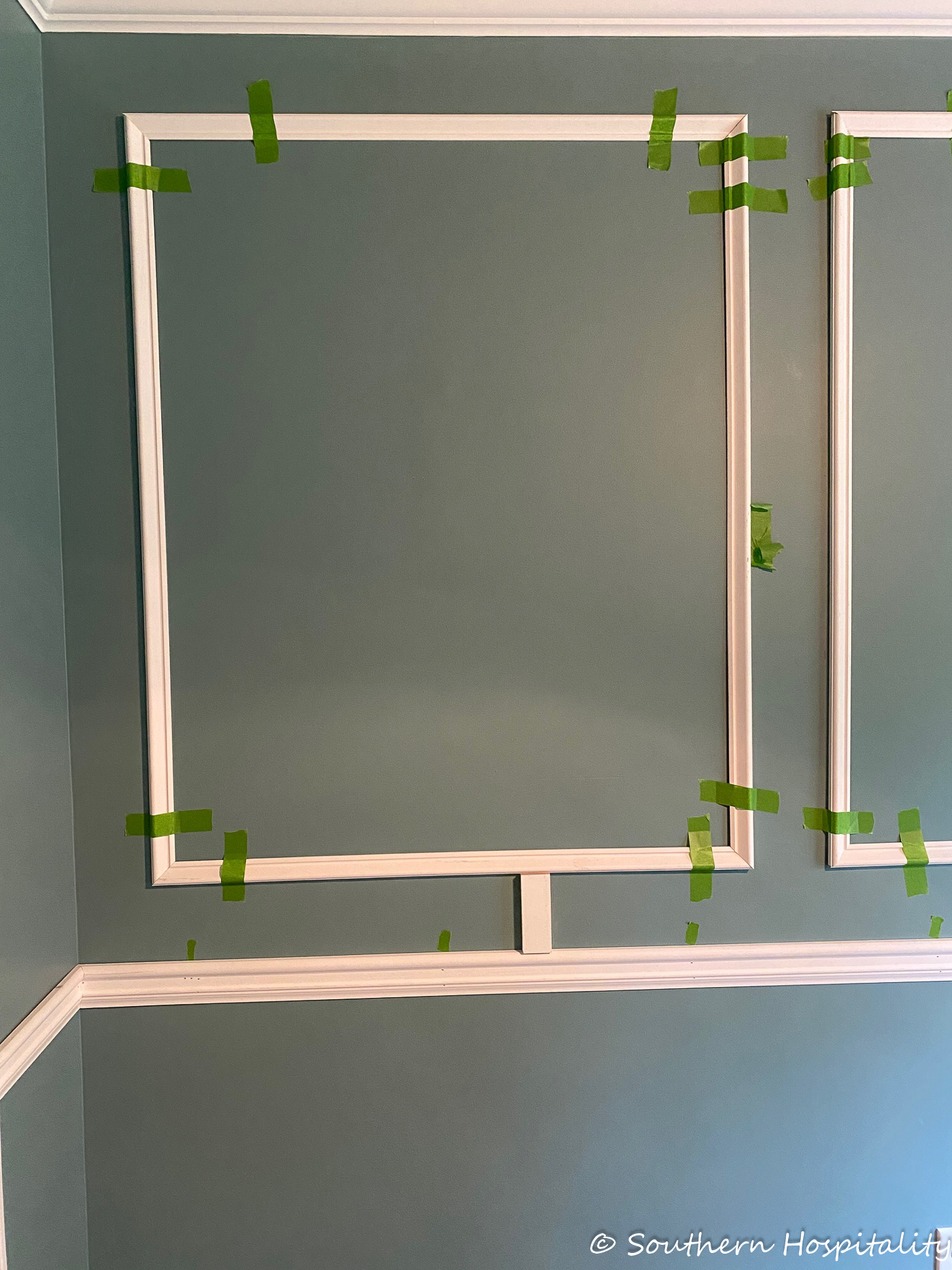 How to Install Picture Frame Molding - Southern Hospitality