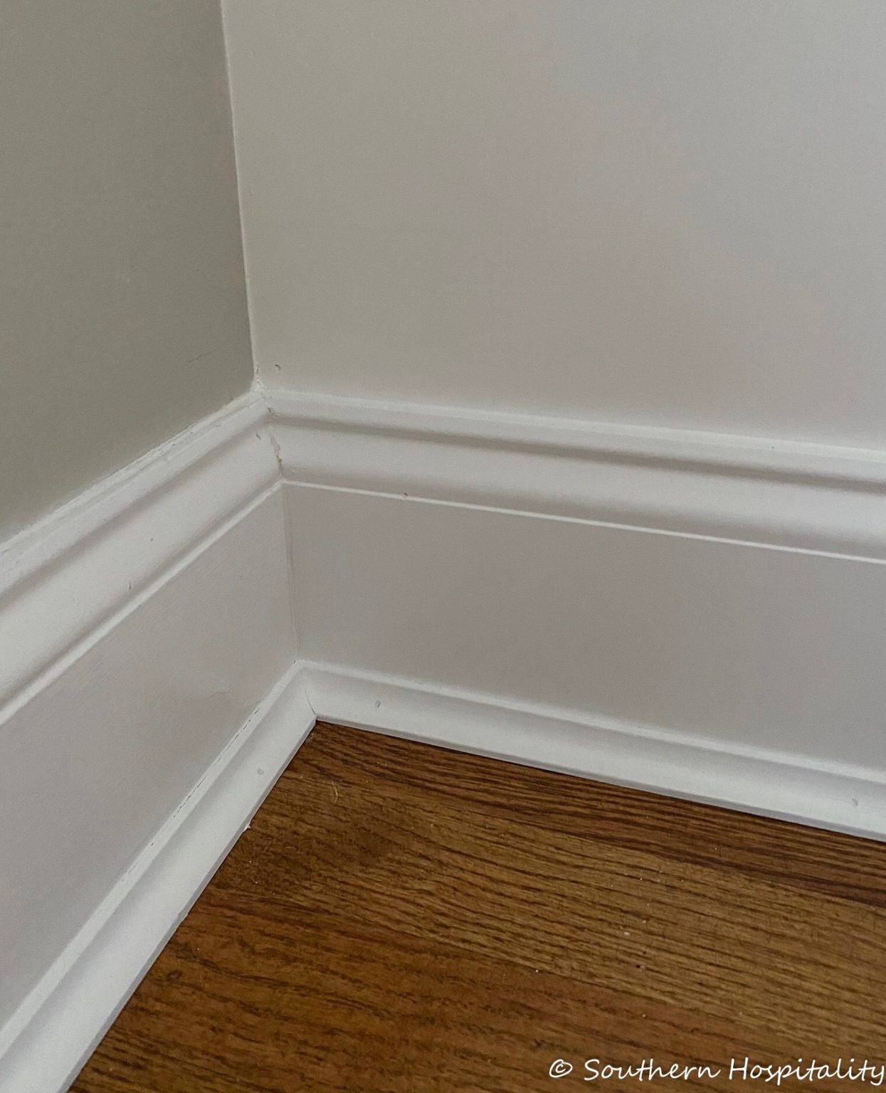 How to Add Box Molding to a Stair Wall Southern Hospitality