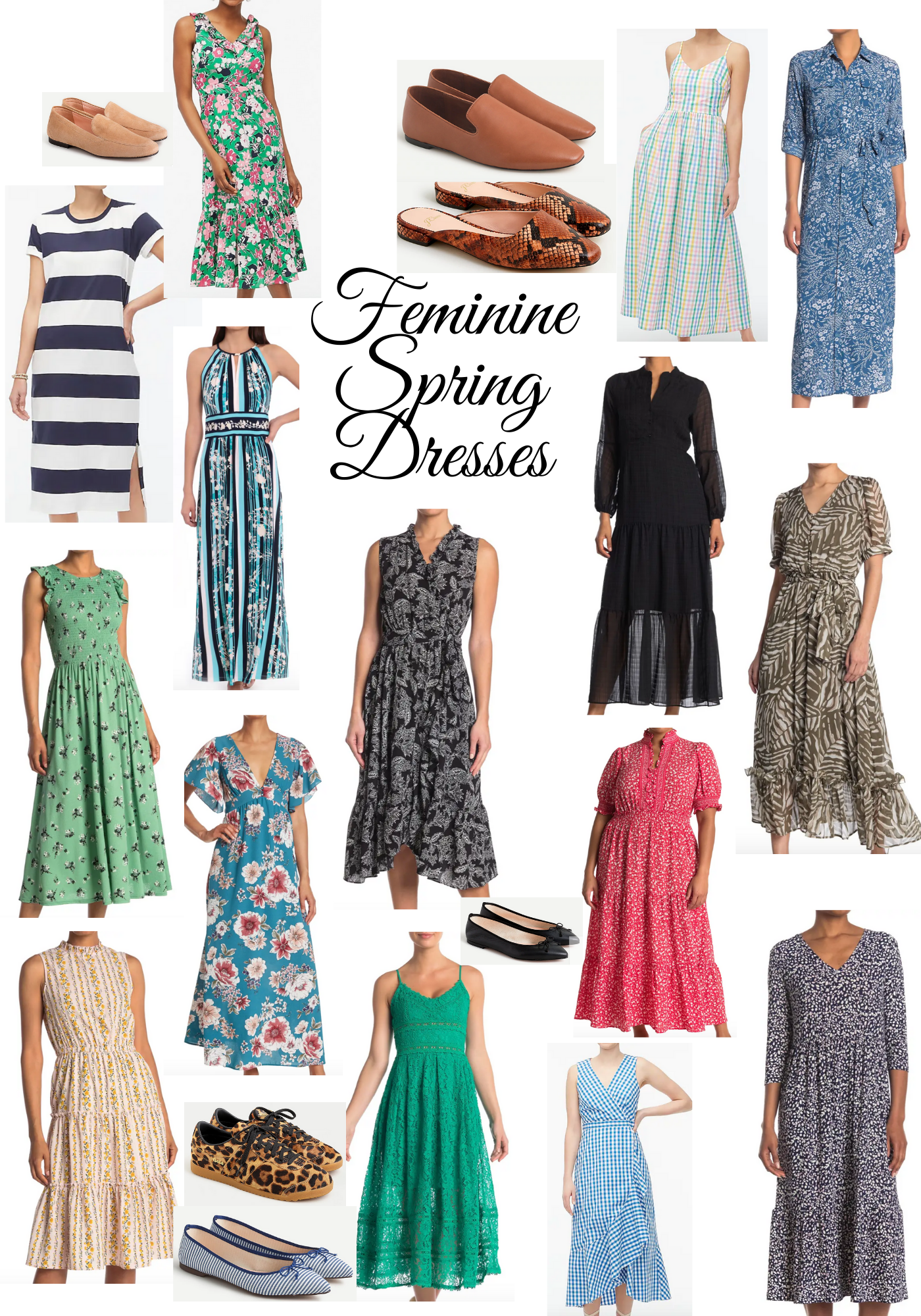 Feminine store spring dresses