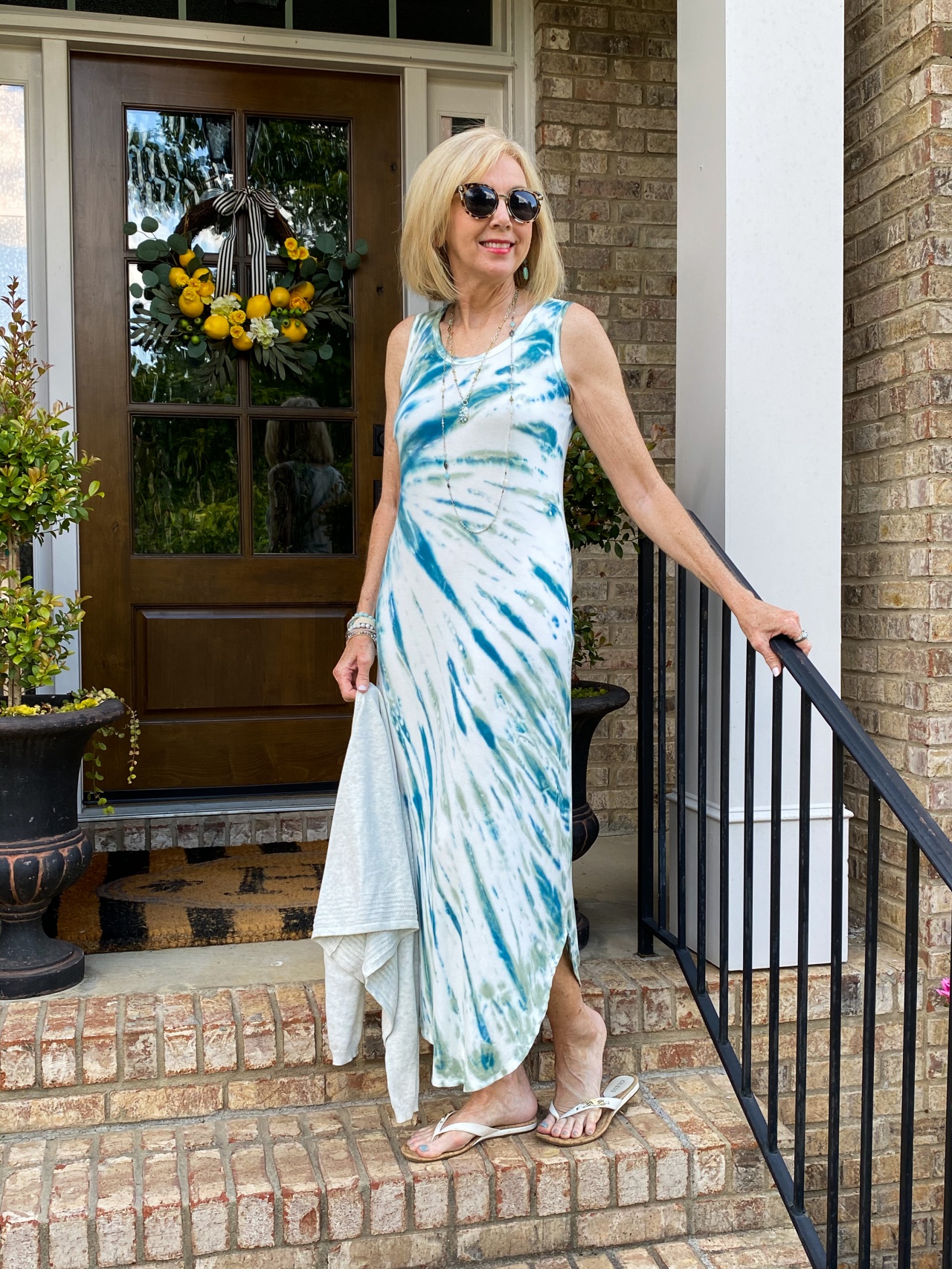 Layla Tulle Maxi Dress | Light Blue Floral | Baltic Born