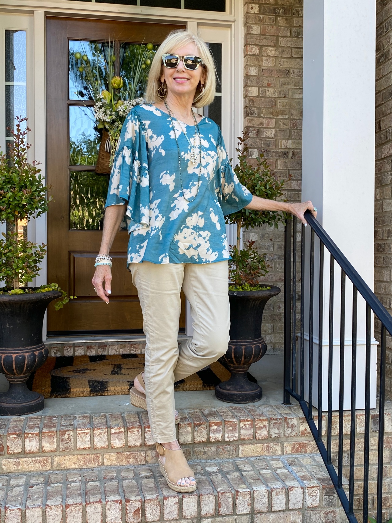 Spring and Summer Tops (and a great pair of jeans and wedges too