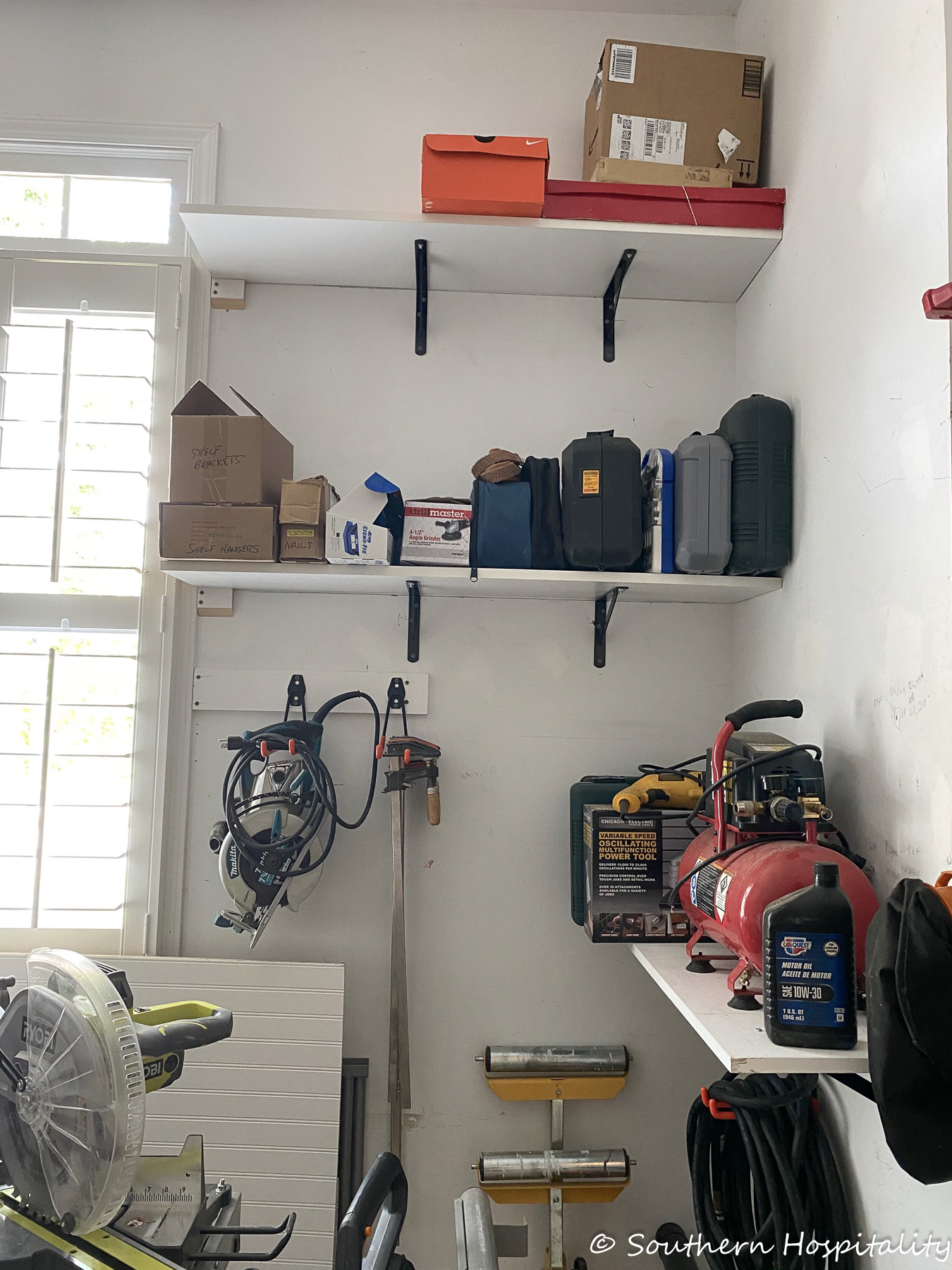 Garage Organization That Gets Stuff OFF the Floor