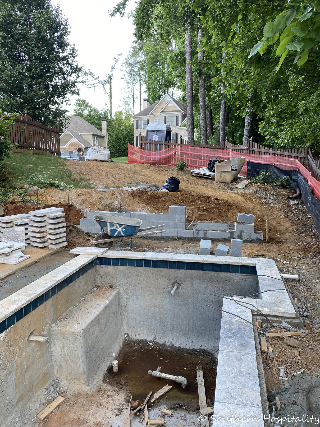 Pool build update June 7149