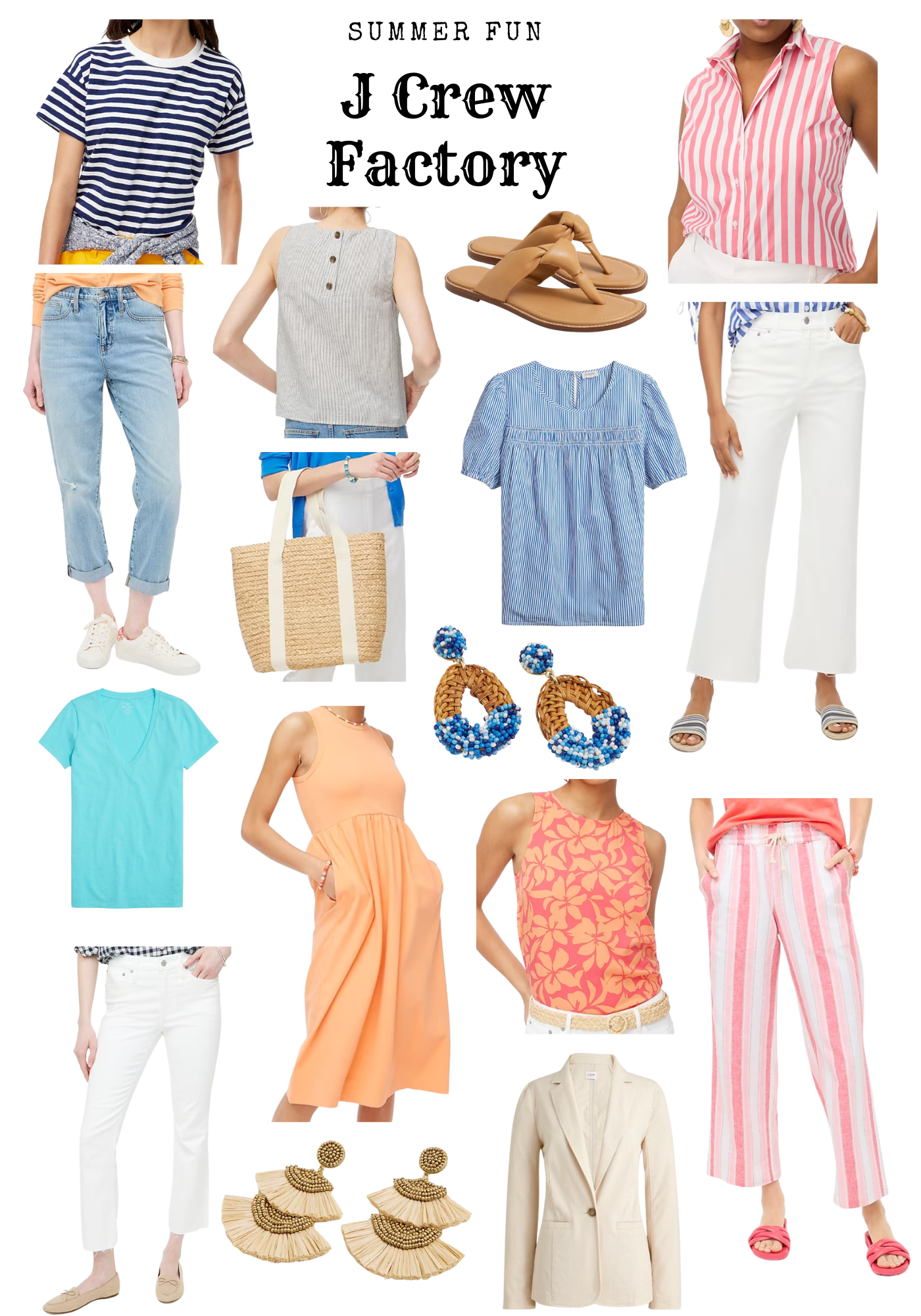 Fashion over 50: J Crew Factory Summer Fun - Southern Hospitality