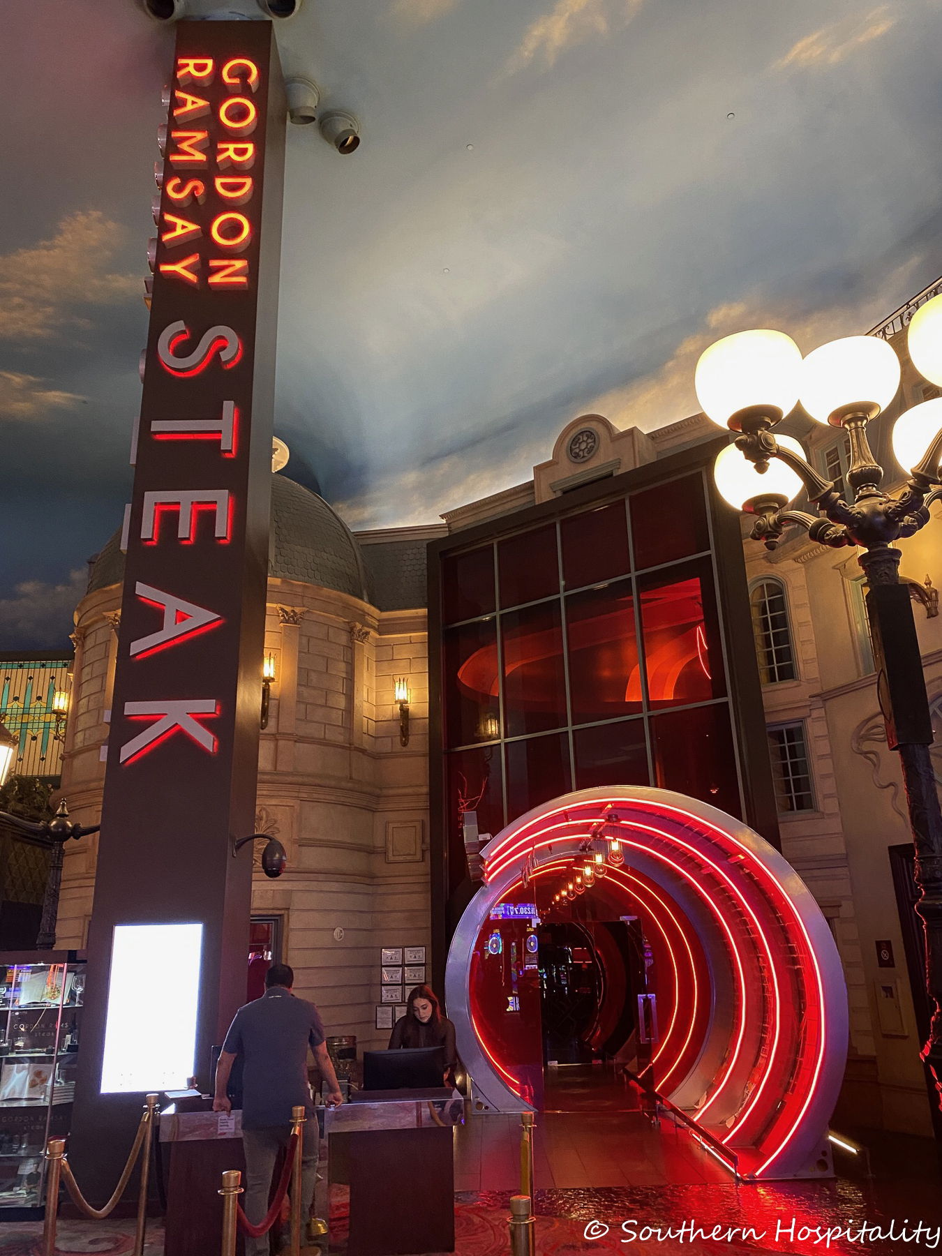 The Gordon Ramsay restaurant in Paris hotel in Las Vegas Stock